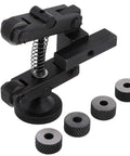 Four Wheel Knurling Tool For Mini Lathe With Adjustable Shank And Spring Action, 45 Carbon Steel Body, CR15 Wheels displayed
