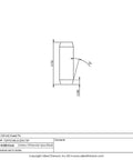Technical drawing of Rock Solid 1/4 By 3/4 Inch Dowel Pins, Pack Of 10, True Titanium Grade 2 specifications.