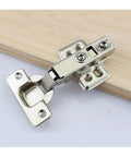 Stainless Steel Cabinet Hinges 10 Pack Hydraulically Damped Soft Close Concealed Hinges No Slam For Bookcases And Closets Ultra Quiet Full Coverage Easy Install Door Hardware
