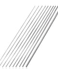 Stainless steel spring wire assortment kit, 40 cm length, angled view