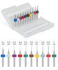 Hand Drill And Pin Vise Bits Set With 36 Pcs Mini Twist And PCB Drills For Jewelry Making Model Building Resin Craft And Woodworking