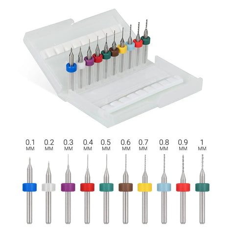 Hand Drill And Pin Vise Bits Set With 36 Pcs Mini Twist And PCB Drills For Jewelry Making Model Building Resin Craft And Woodworking