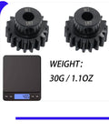 6491X 18T Pinion Gear 1.0 Metric Pitch Fits 5mm Shaft For Steel Spur Gears CNC Machined Hard Steel Durable