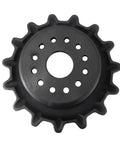 Heavy Duty Gear Drive Sprocket With 15 Teeth And 12 Bolts For Bobcat Skid Steer T180 T190 T550 T590 top view of sprocket