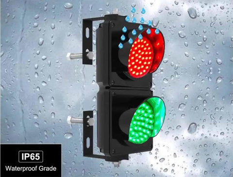 Heavy Duty Traffic Light Featuring Ridiculously Bright Red Green Dual Leds Built Like A Tank For Dock Operations Ip 65 Weather Resistant Warning Beam Anti Glare Sun Shield