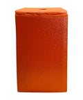 Top Shelf Spring Hangers Vibration Isolators Cushion Mechanical Buzz For Hvac And Pu Rigs Rated For Six Sixty Lbs Load With One Inch Drop Powder Coated Grey Set Of Four Hardened Steel Mounts orange block view