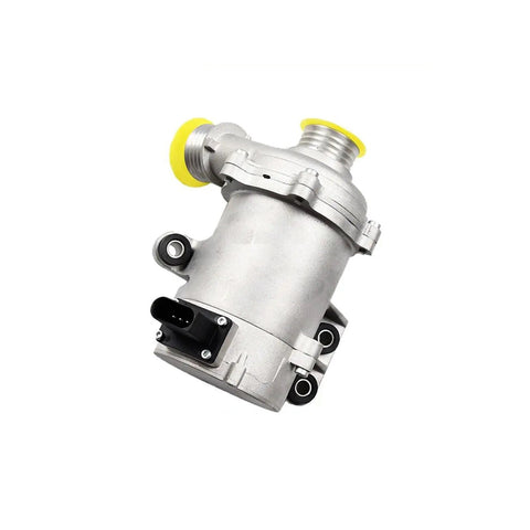 Top Rated Electric Water Pump And Mounting Bolts For BMW Cooling Systems Straight Fire Performance To Keep Your Engine Running Slick Compatible With 328i 330i 528i 530i And X3 Models, showing electric coolant pump assembly.