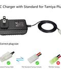 Two In One RC Battery Charger For NiMH NiCD Packs From 2.4V To 12V Universal Charger with Tamiya connector