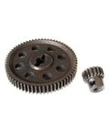 RC 64T Main Gear And 17T Pinion Gear Set For 1Tenth Scale Monster Trucks Upgrade Durable Metal Construction With 5mm Hole