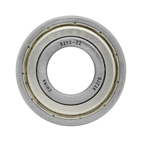 Top Tier 5202 Angular Contact Ball Bearing With Double Metal Shield, 15mm x 35mm, ideal for high-speed rotation.