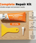 2026 Upgrade Drywall Repair Kit With Scraper For Quick Hole Patching And Wall Mending Spackle Set on wooden surface