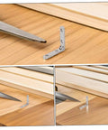 Durable Zinc Alloy Small Box Hinges 12 Pack for Jewelry Boxes and Wooden Furniture 90 Degree Right Angle Hinges for DIY Crafts