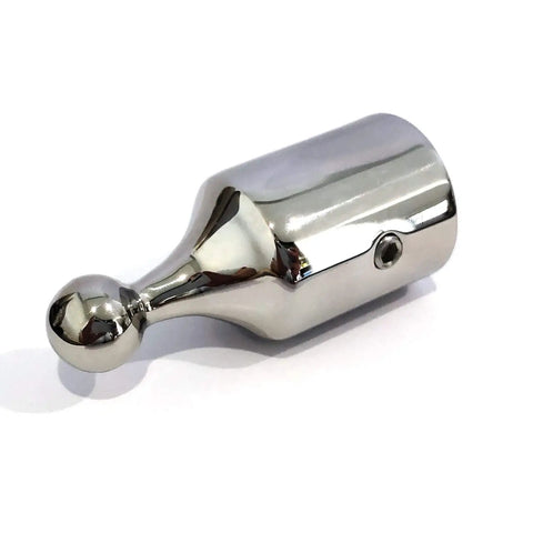 Beefy Heavy Duty 316 Stainless Steel Bimini Top End Ball Cap Fittings Seven Eighths Inch ID Built To Fit Seven Eighths Inch OD Round Tube Marine