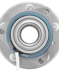 Front view of 1-Pack Front Wheel Hub Bearing Assembly for 4-Wheel ABS Models - Fits Buick Cadillac Chevrolet Oldsmobile Pontiac Saturn
