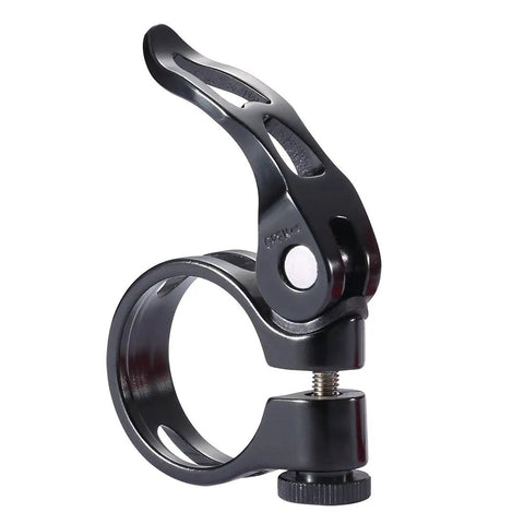 Quick Release Bike Seat Clamp 34.9mm Lightweight Aluminum Seatpost Collar Fits 33.5 To 35.2mm Frames Easy Tool Free Release Rock Solid Grip