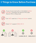 Informational image about Smart Light Switch With HomeKit Siri Alexa Google Assistant And SmartThings 2.4Ghz Wi Fi Neutral Wire Required