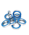 Blue 17x26x5 Mm ABEC-7 Deep Groove Ball Bearing 2RS Shielded For RC Cars And Trucks Versatile 2 Piece Set Fit Motors Gearboxes