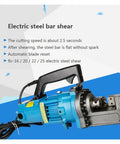 Electric Hydraulic Rebar Cutter For Fast Steel Bar Cutting 4-25Mm Capacity Portable Electro-Hydraulic Shears with automatic blade reset