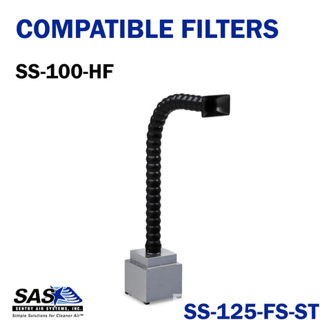 Portable Solder Fume Extractor With Pro Grade Lightweight Build ESD Safe Base Quick Tool Free Filter Change Anti Static Hose