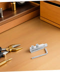 Grab This Epic Broken Valve Screw Extractor Kit That Lets You Pull Damaged Threads From Water Pipes Like A Pro With Ease, Precision And Zero Hassle In One Handy 2 Pc Set For All Your DIY Plumbing Jobs on tan tabletop