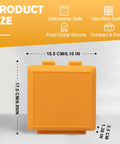 Portable Microwave Toaster For Crispy Grilled Cheese With Adjustable Silicone Strap And Removable Nonstick Plate dimensions