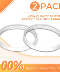 Two Pack Sausage Stuffer Gasket Replacement Kit With Premium Silicone O Ring Seal for 3L to 7L Vertical and Horizontal Meat Stuffers