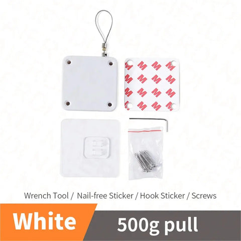Punch Free Automatic Door Closer For Sliding Glass Doors Adjustable Tension From 500g To 1000g Easy No Drill Installation components