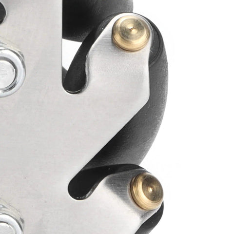 Close-up of Durable Steel Mecanum Wheel Set for Robot Car 48mm Omni Wheels showing steel construction and roller mechanism