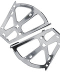 Stainless Steel Drawer Hinges Replacement Parts 2 Pack Polished Cabinet Hinges for Shoe Rack Shelf and Cabinet