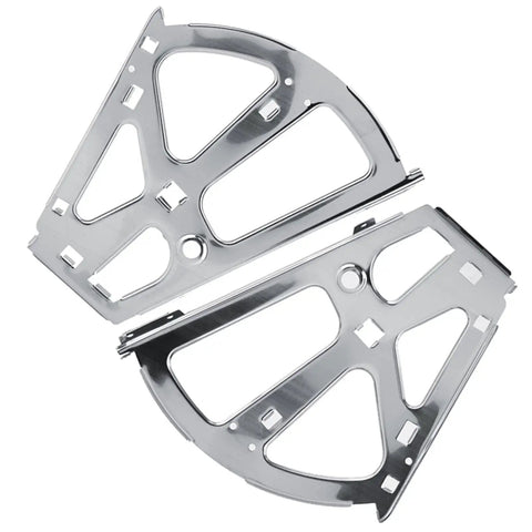 Stainless Steel Drawer Hinges Replacement Parts 2 Pack Polished Cabinet Hinges for Shoe Rack Shelf and Cabinet