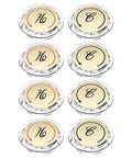 Upgrade Your Bathroom With These Stylish UrbanHui Acrylic Chrome Faucet Handle Cap Index Buttons. 8-piece hot cold indicator set, 3.4 cm acrylic chrome sink knobs