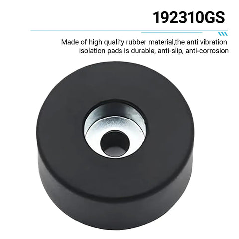 Heavy Duty Anti Vibration Rubber Feet Pads Bumpers For Air Compressors with 192310GS style, features durable rubber and washer.