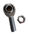 Two Pack Male Rod Ends And Heim Joints Right Hand M20x1.5 Threads Built Like A Tank From Real Chromoly Steel, showing a close-up of rod end and nut.