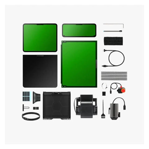 Top Tier Laser Mod Kit For 3D Printers next level precision engraving upgrade module components laid out, showing installation parts.