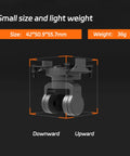 2 Axis FPV Camera Gimbal With Head Tracking And Pan Tilt Mount Plug And Play UART PWM SBUS Control Compatible With DJI O4 O3 Walksnail dimensions