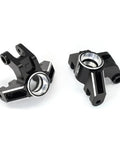 Aluminum 7075 Front Steering Knuckles for Losi LMT Monster Truck CNC Billet Machined with Enlarged Bearing Size black finish