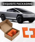 Custom Dope Tow Hook Covers For Tesla Cybertruck Front Hitch Cover Orange 2024 2025 2026 Fit in packaging and display