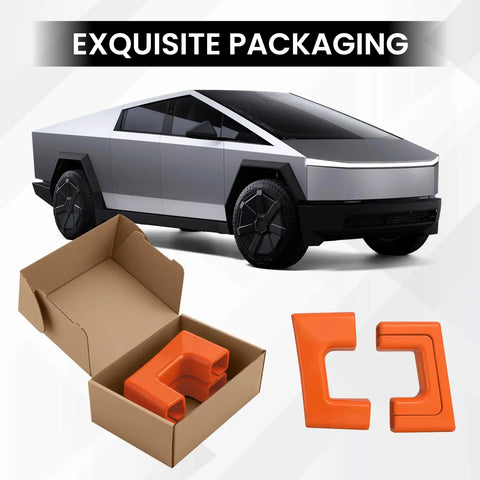 Custom Dope Tow Hook Covers For Tesla Cybertruck Front Hitch Cover Orange 2024 2025 2026 Fit in packaging and display