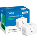 Matter Compatible Smart Plug Mini, Ultra Compact 15A 1800W, Plug And Play Setup, Works With Apple Home, Alexa, Google Home, UL Certified, 2.4G Wi Fi Only, White, P125M displayed in packaging with plug