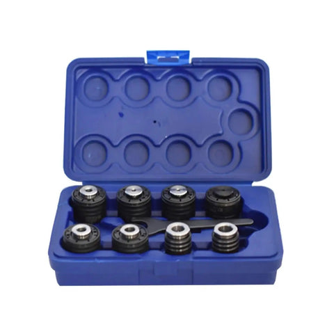 CNC Tapping Machine Automatic Horizontal Threading For M3 To M20 set with overload-protected chuck in blue case
