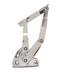 Billet Hood Hinges Set For 1967-1972 Chevy Truck Bright Polished Finish Pair Of Hinges For Easy Hood Alignment And Classic Look