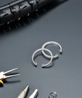 Five Piece Stainless Steel Retaining Clips Internal Snap Rings Assortment Kit With C Shaped Elastic Design for workshop use