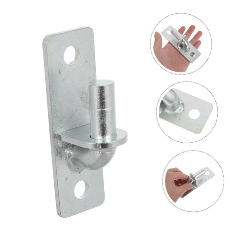 Extra Heavy Duty Wall Mount Fence Gate Hinge Set For Barn And Wood Doors Built Like A Tank Super Strong Rural Storage Gate Hardware close-up of hinge