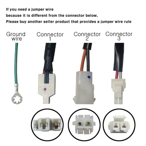 Inverter OEM Mania WR49X10283 Replacement For Refrigerator Inverter connectors diagram and ground wire
