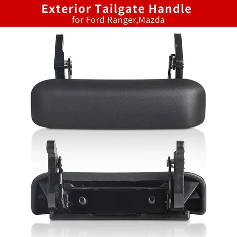 Ford Ranger Exterior Tailgate Handle Replacement Textured Black Lift Gate Latch For 1998 To 2011 Ford Ranger And Mazda B2300 B2500 B3000 B4000