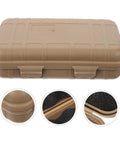 3-Piece Wear-Resistant Survival Box And Tool Case For Outdoor Adventures And Camping Essentials, showing closed case detail