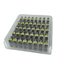 No Fuss Quick Swap Water Tank Pump Motor For Robot Vacuum Parts Top Shelf Replacement, grey pump units in plastic tray.