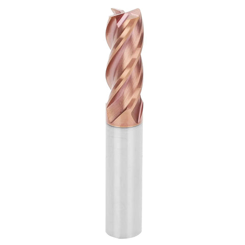 4 Flute End Mill CNC Milling Cutter Tool for Metal Engraving Tungsten Steel Micro Carbide close-up view