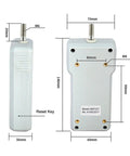 Pro Grade Digital Force Gauge With Backlit Display, Portable Push-Pull Meter For Peak Hold And Real-Time Measurements, A No-Fuss Thrust Meter For Insertion And Extraction Force Testing On The Go, side view