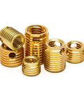 Heavy Duty Self Tapping Thread Repair Inserts Galvanized And Stainless Steel M3 To M16 Assorted Kit with various sizes for repairs.